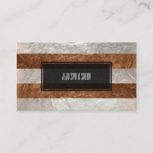 Tarjeta De Visita Relieve metalizado/cobre/plata de pixDezines