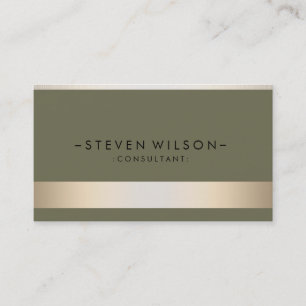 Tarjeta De Visita Relieve metalizado dorado Metalizado Profesional M