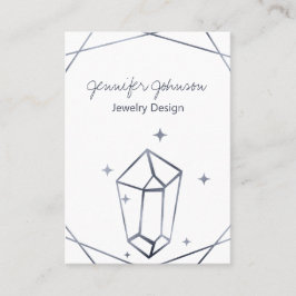 Tarjeta De Visita Relieve metalizado gris oscuro