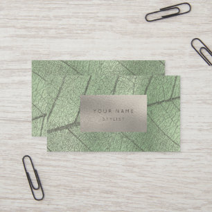 Tarjeta De Visita Relieve metalizado metalizado del blanco de gris