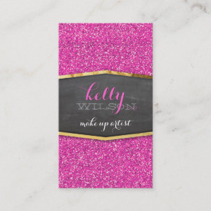 Tarjeta De Visita Relieve metalizado oro GLAMOROSO elegante purpurin