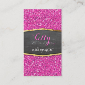 Tarjeta De Visita Relieve metalizado oro GLAMOROSO elegante purpurin