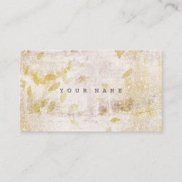 Tarjeta De Visita Relieve metalizado Otoño Otoño Grungy Cemento De O