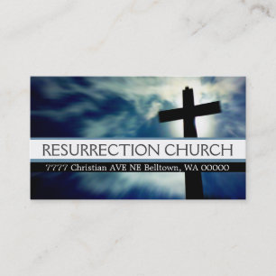 Tarjeta De Visita Religión cristiana Pastor Cristianismo