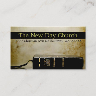 Tarjeta De Visita Religión cristiana Pastor Cristianismo