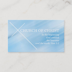 Tarjeta De Visita Religión Religión Cristiano Pastor Cristianismo