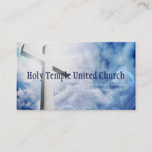 Tarjeta De Visita Religión Religión Cristiano Pastor Cristianismo