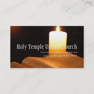 Tarjeta De Visita Religión Religión Cristiano Pastor Cristianismo