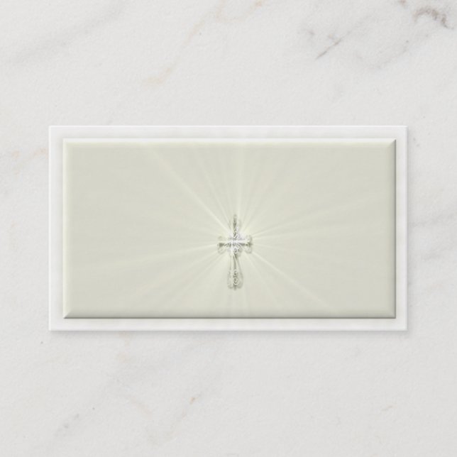 Tarjeta de visita religiosa (Anverso)