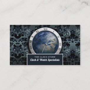 Tarjeta De Visita Reloj de la Tierra, Horólogo