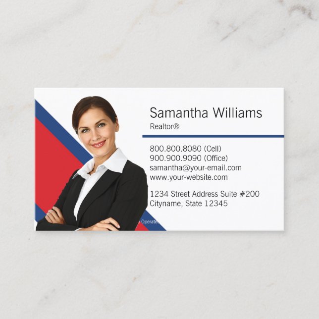 Tarjeta De Visita Remax Real Estate Business Card (Anverso)