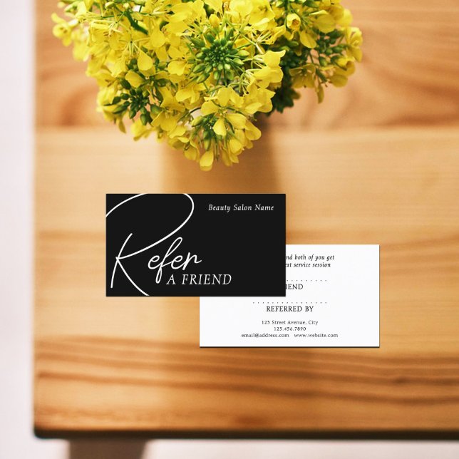 Tarjeta De Visita remisión refinada minimalista (Subido por el creador)