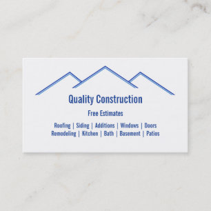 Tarjeta De Visita Remodelación/Construcción de viviendas