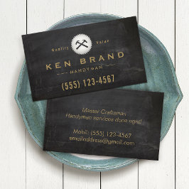 Tarjeta De Visita Remodelación de la construcción del martillo carpi