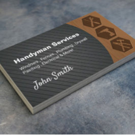 Tarjeta De Visita Remodelación de la Construcción Profesional de Han