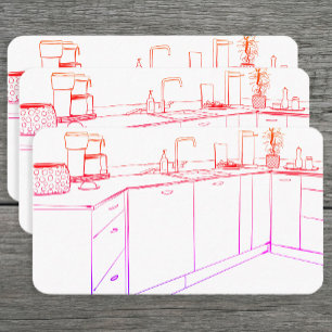 Tarjeta De Visita Remodelación de los gabinetes de cocina