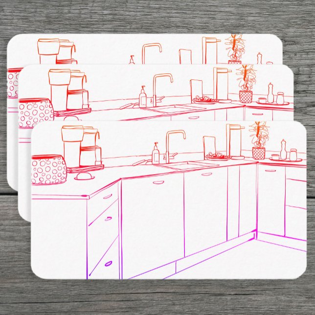 Tarjeta De Visita Remodelación de los gabinetes de cocina (Subido por el creador)