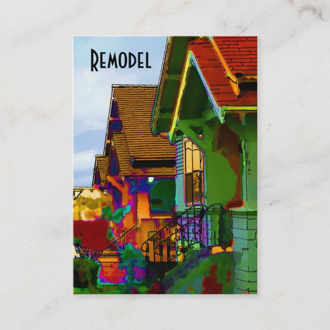 Tarjeta De Visita Remodele los hogares (Anverso)