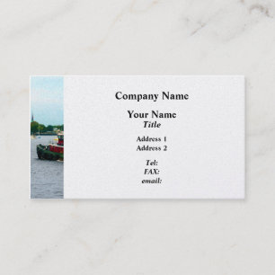 Tarjeta De Visita Remolcador Norfolk Virginia - Platino