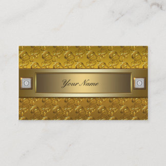 Tarjeta De Visita Remolino de oro