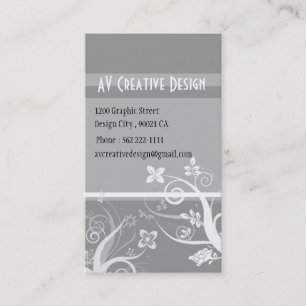 Tarjeta De Visita Remolinos elegantes - modificados para requisitos