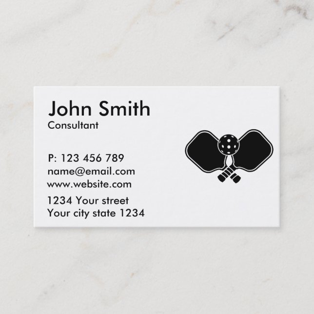 Tarjeta De Visita Remolque de pelota (Anverso)