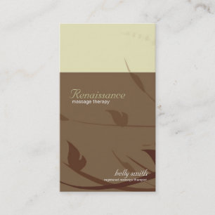 Tarjeta de visita - renacimiento