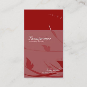 Tarjeta de visita - renacimiento