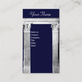 Tarjeta De Visita RENAISSANCE GATE Classic Architecture Blue