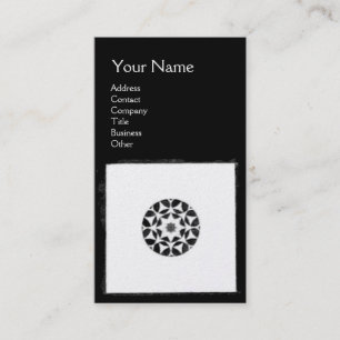 Tarjeta De Visita RENAISSANCE Legal Office Fiscal Black White