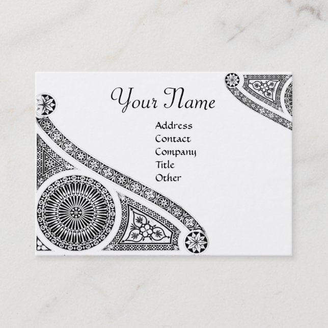 Tarjeta De Visita RENAISSANCE Monograma 2 (Anverso)