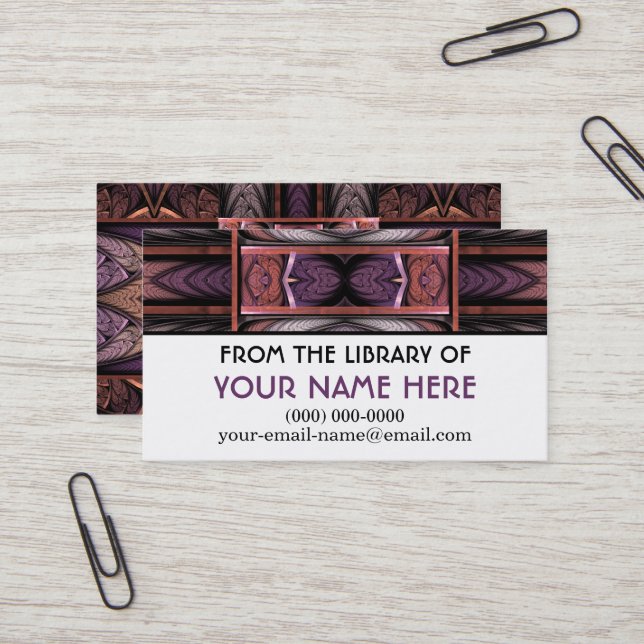 Tarjeta De Visita Rennie Mac Media Card (Anverso/Reverso In Situ)