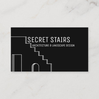 Tarjeta De Visita Renovación del edificio histórico de Black Archite