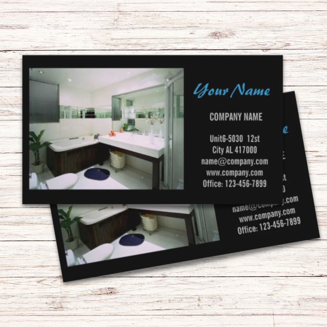 Tarjeta De Visita Renovación del hogar del contratista de construcci (Handyman Construction Contractor Home Renovation Business Card)