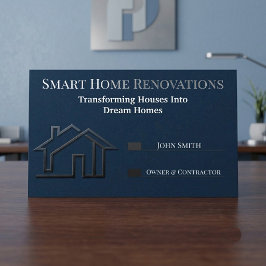 Tarjeta De Visita Renovaciones de Hogares Inteligentes Corredores In