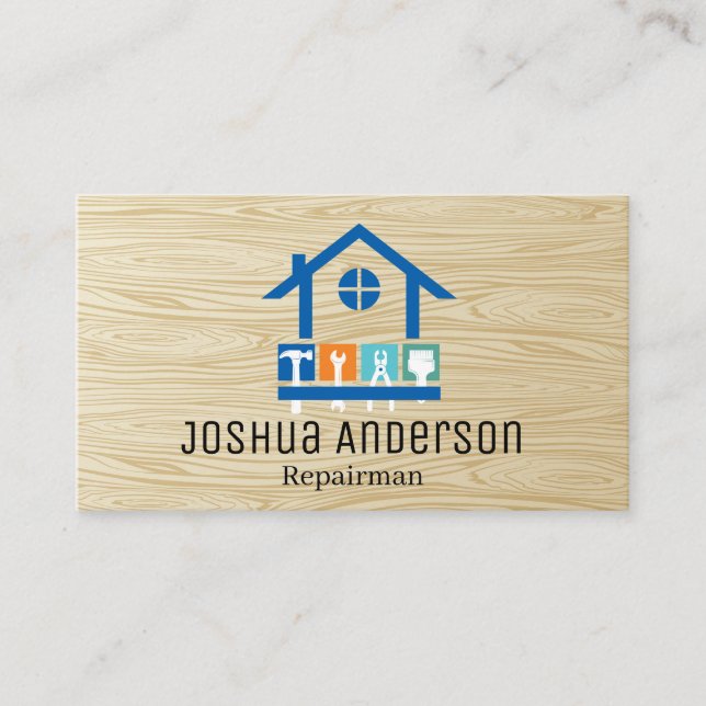 Tarjeta De Visita Repair Tools | Appliances | Hand Tools (Anverso)