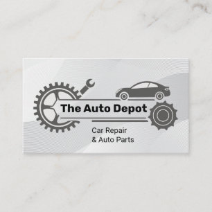 Tarjeta De Visita Reparación automática de arreglos   Mecánico