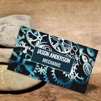 Tarjeta De Visita Reparación automática de engranajes Mecánica Indus