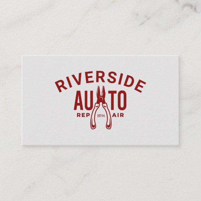 Tarjeta De Visita Reparación automática Herramienta de inyectores si (Anverso)