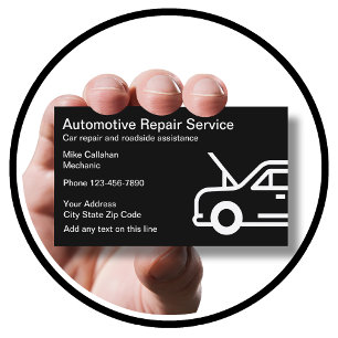 Tarjeta De Visita Reparación automática simple