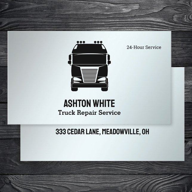 Tarjeta De Visita Reparación de camiones (Truck Repair Business Cards)