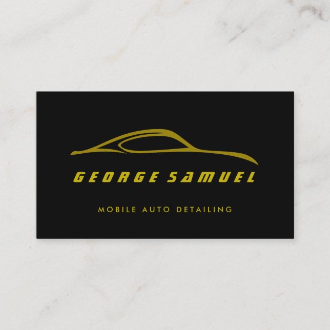 Tarjeta De Visita Reparación de coches personalizado y desconexión a (Anverso)