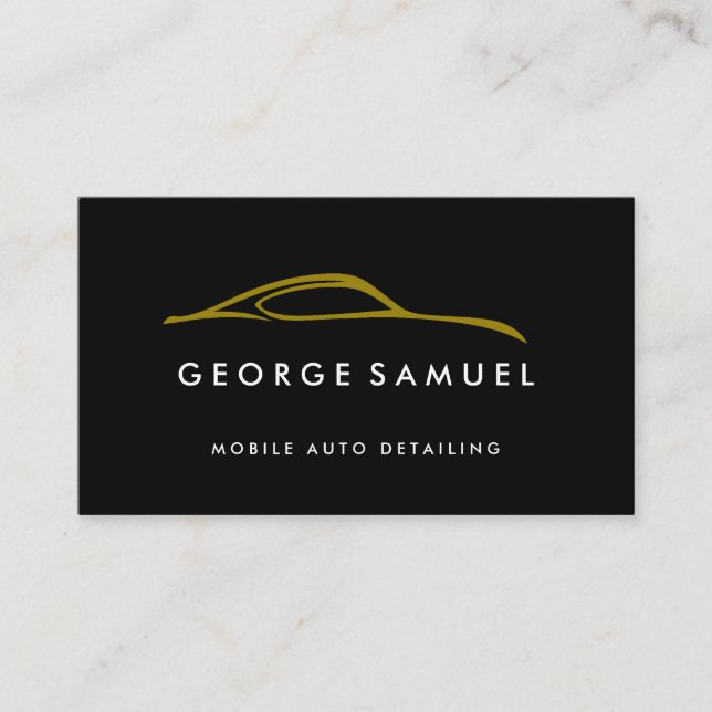 Tarjeta De Visita Reparación de coches personalizado y desconexión a (Anverso)