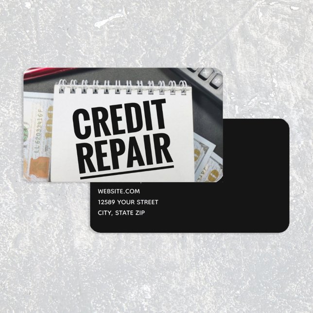 Tarjeta De Visita Reparación de crédito (Credit Repair Card)