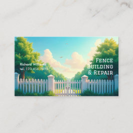 Tarjeta De Visita Reparación de la instalación de la cerca QR