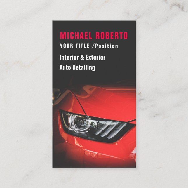 Tarjeta De Visita Reparación de la reparación de la reparación de au (Anverso)