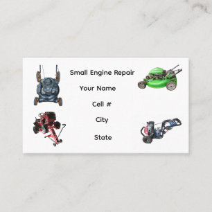 Tarjeta De Visita Reparación de motores pequeños
