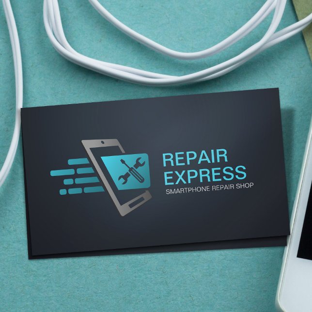 Tarjeta De Visita Reparación de Smartphone Express (Subido por el creador)