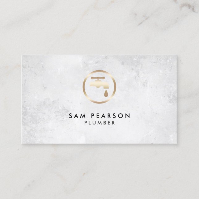 Tarjeta De Visita Reparación del hogar de fontanería (Anverso)