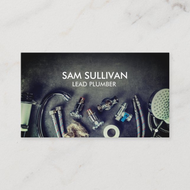 Tarjeta De Visita Reparación del hogar de fontanería (Anverso)